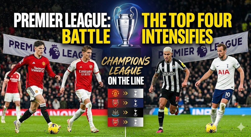 Premier League Top Four Battle Intensifies With Champions League Places on the Line